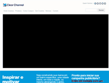Tablet Screenshot of clearchannel.com.br