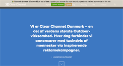 Desktop Screenshot of clearchannel.dk