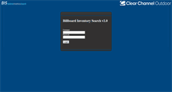 Desktop Screenshot of inventory.clearchannel.com