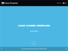 Tablet Screenshot of clearchannel.nl